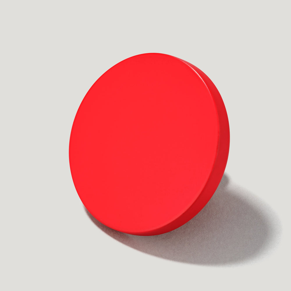 LOVELL Circular Cabinet Knob - Red