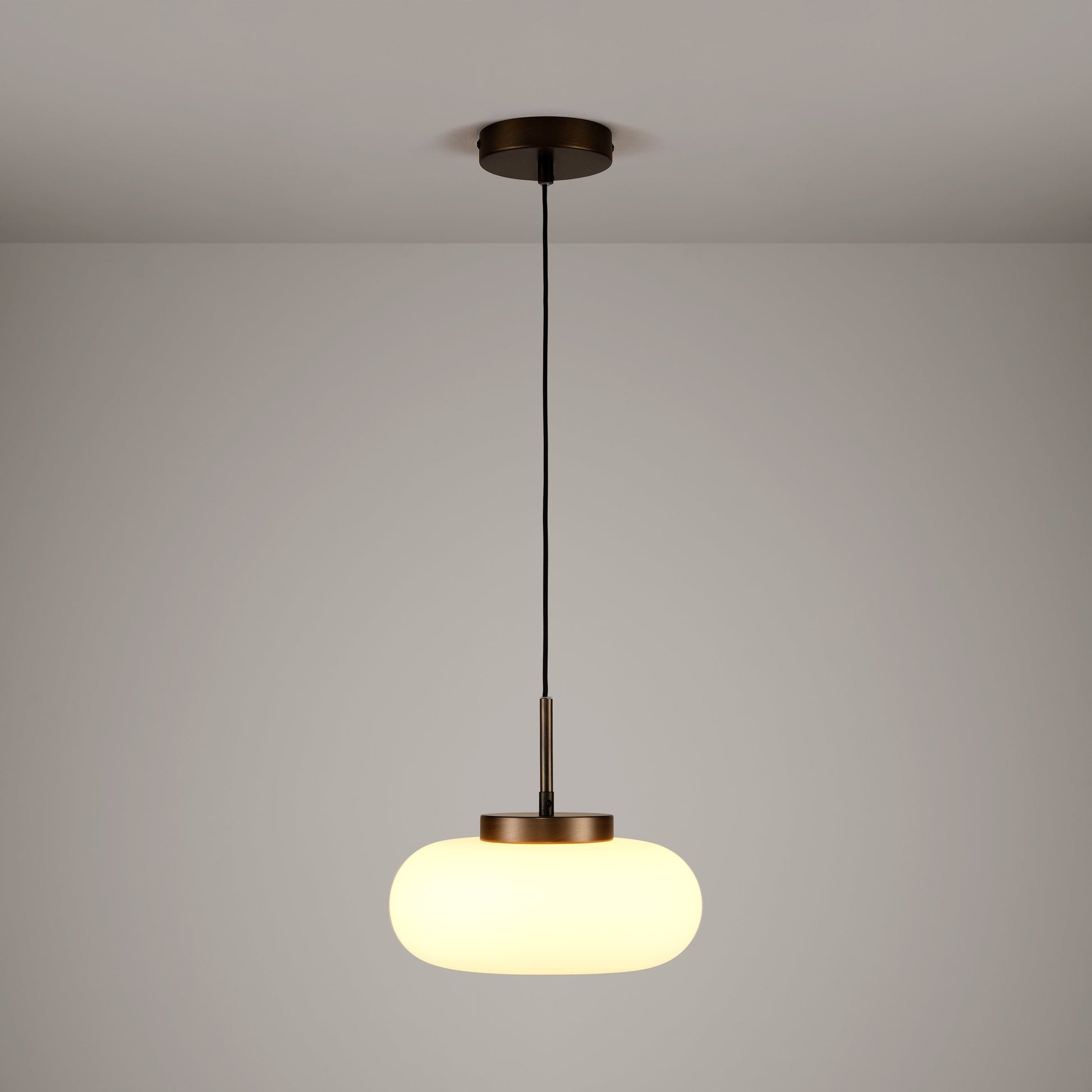 Plank Hardware marin glass pendant light antique brass 45674471719191