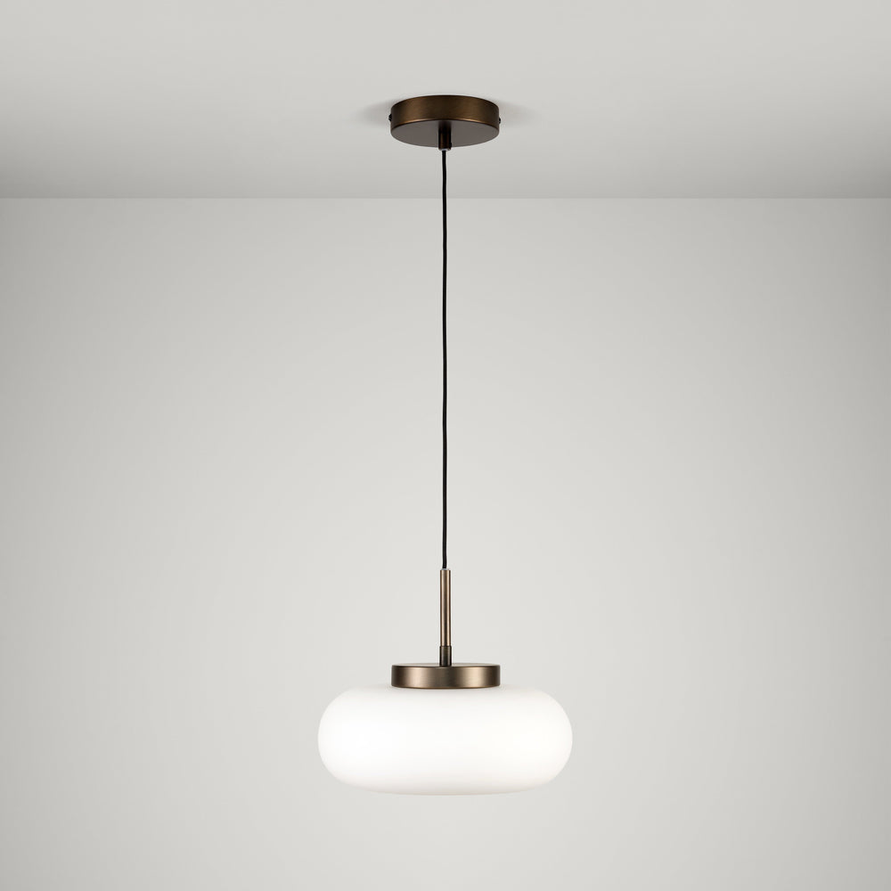 MARIN Glass Pendant Light - Antique Brass