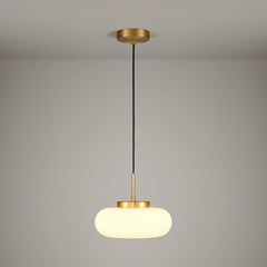 Plank Hardware marin glass pendant light brass 45674460938519