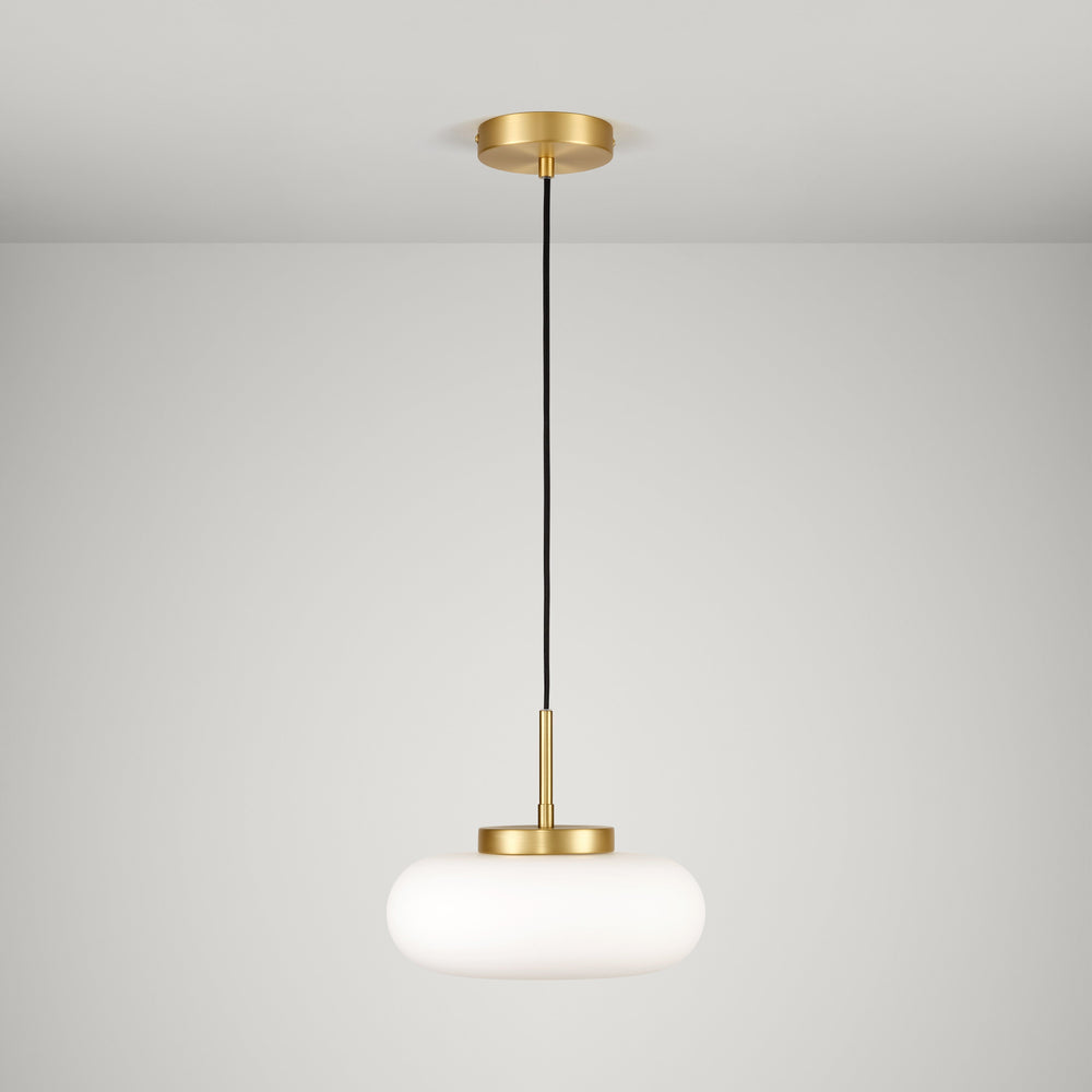 MARIN Glass Pendant Light - Brass