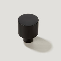 Plank Hardware maxwell button cabinet knob black 40203671896343