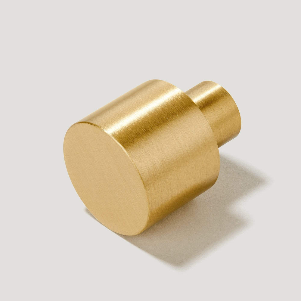 MAXWELL Button Cabinet Knob - Brass