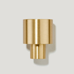 Plank Hardware maxwell button cabinet knob brass 40203636605207