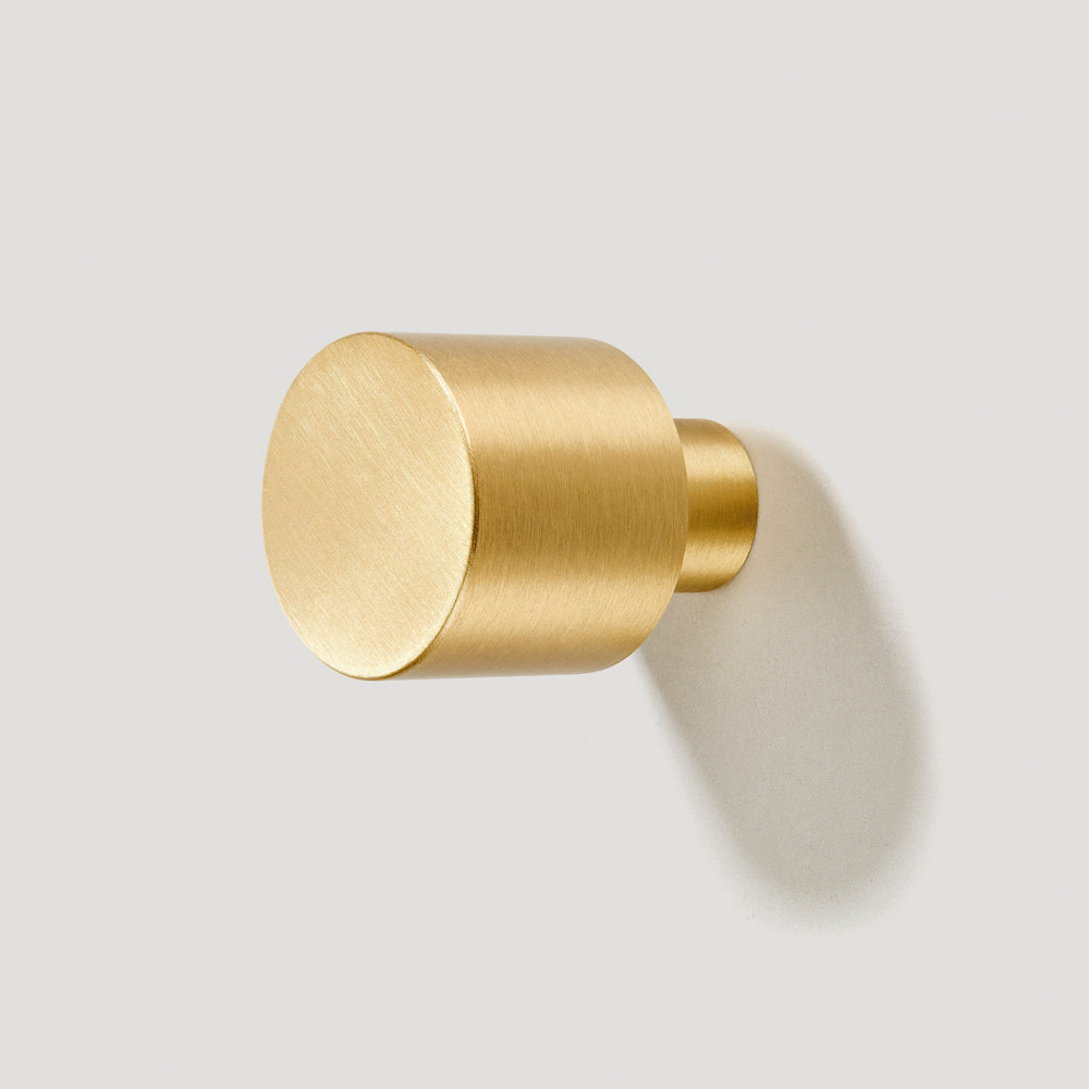 MAXWELL Button Wall Hook - Brass