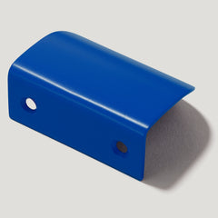 Plank Hardware mercury curved lip pull cobalt blue 42588549251351