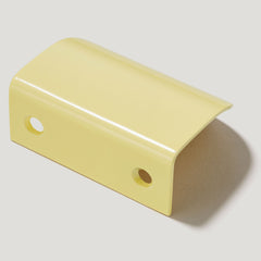 Plank Hardware mercury curved lip pull lemon yellow 42588552954135