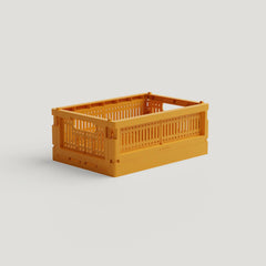 Plank Hardware mini recycled made crate mustard yellow 43063687807255