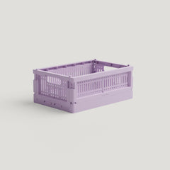 Plank Hardware mini recycled made crate soft lilac 43063687282967