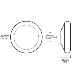 Plank Hardware nora round handle oak 45164022071575