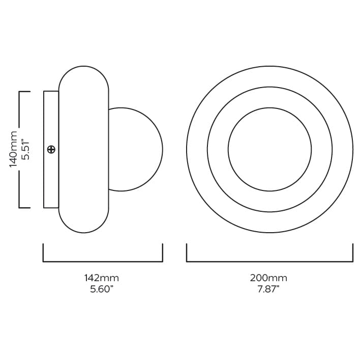 Plank Hardware NOVI Brass Wall Sconce - Brass