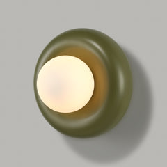 Plank Hardware novi donut wall light khaki green 45674385211671