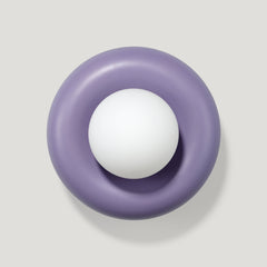 Plank Hardware novi donut wall light lilac 45674429645079