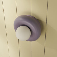 Plank Hardware novi donut wall light lilac 45678020395287