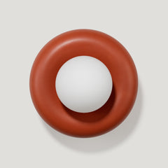 Plank Hardware novi donut wall light rust red 45674420437271