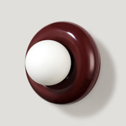 Plank Hardware NOVI Wall Sconce - Burgundy