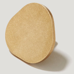 Plank Hardware pebble organic cabinet knob aged brass 42672542482711