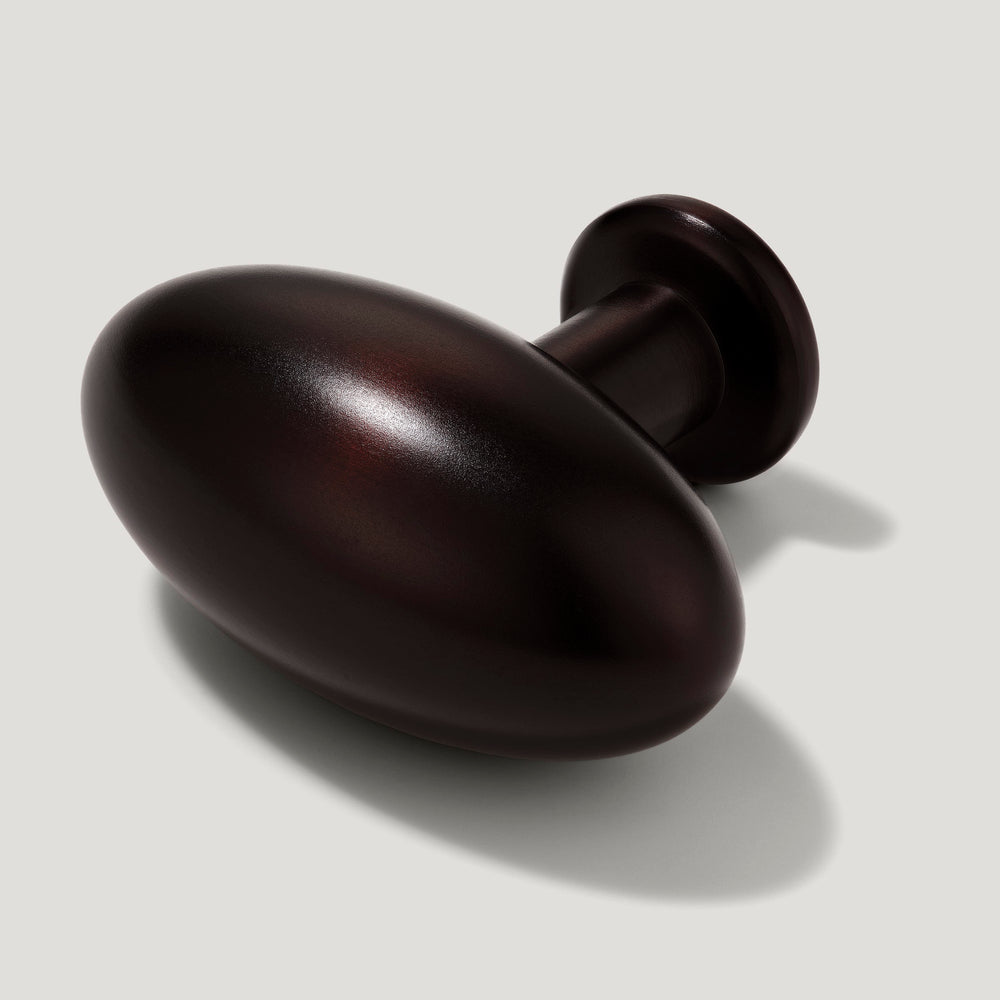 PEYTON Oval Knob - Blackened Bronze
