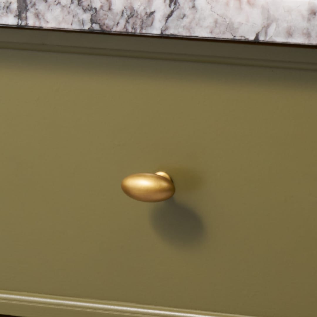Plank Hardware PEYTON Shaker Knob - Heritage Brass