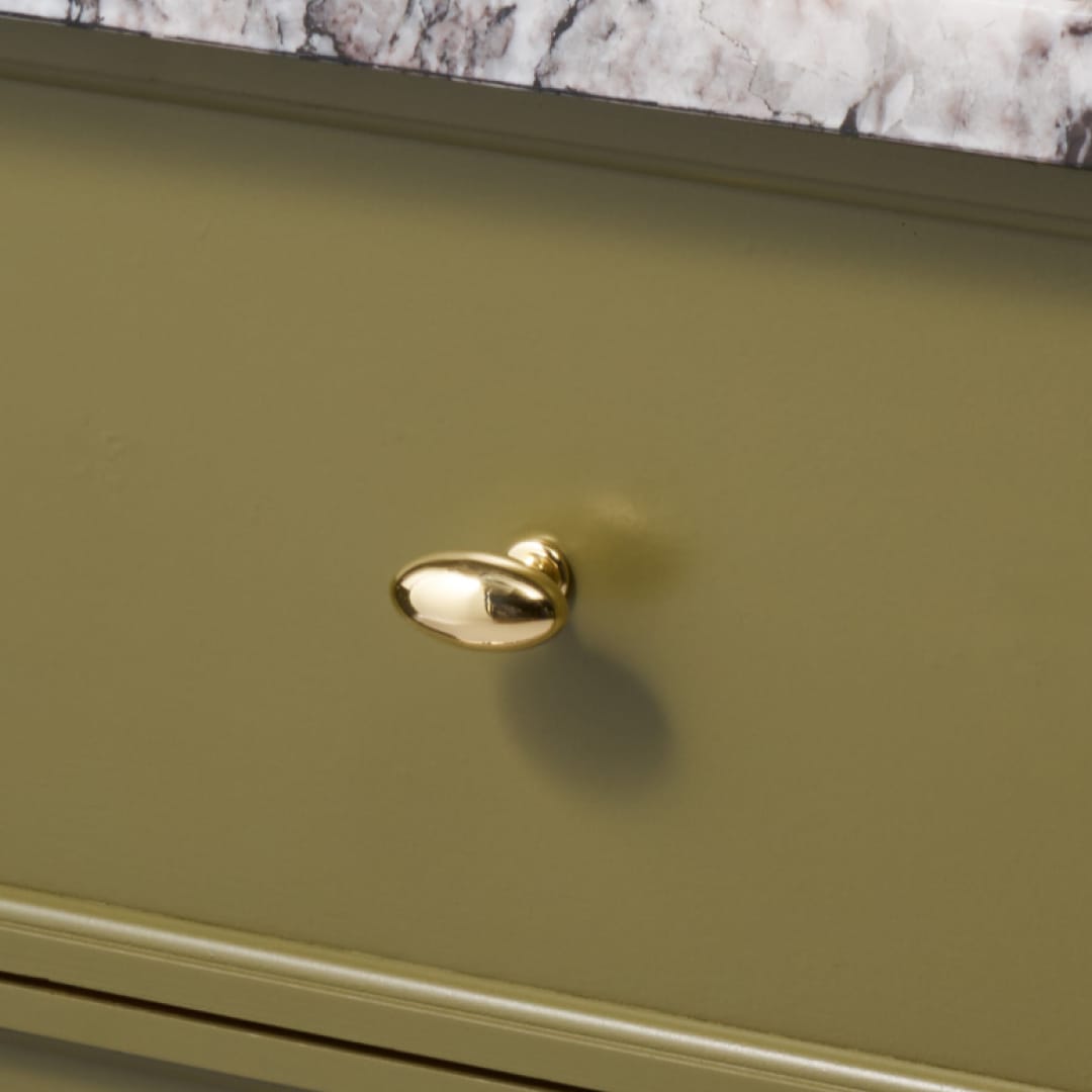 Plank Hardware PEYTON Shaker Knob - Unlacquered Brass