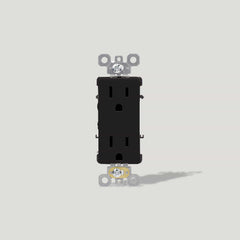 Plank Hardware Power Outlet Module 15A - Black