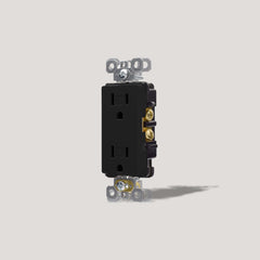 Plank Hardware Power Outlet Module 15A - Black