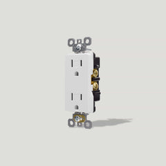Plank Hardware Power Outlet Module 15A - White