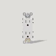 Plank Hardware Power Outlet Module 15A - White
