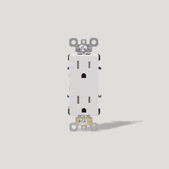 Plank Hardware Power Outlet Module 15A - White