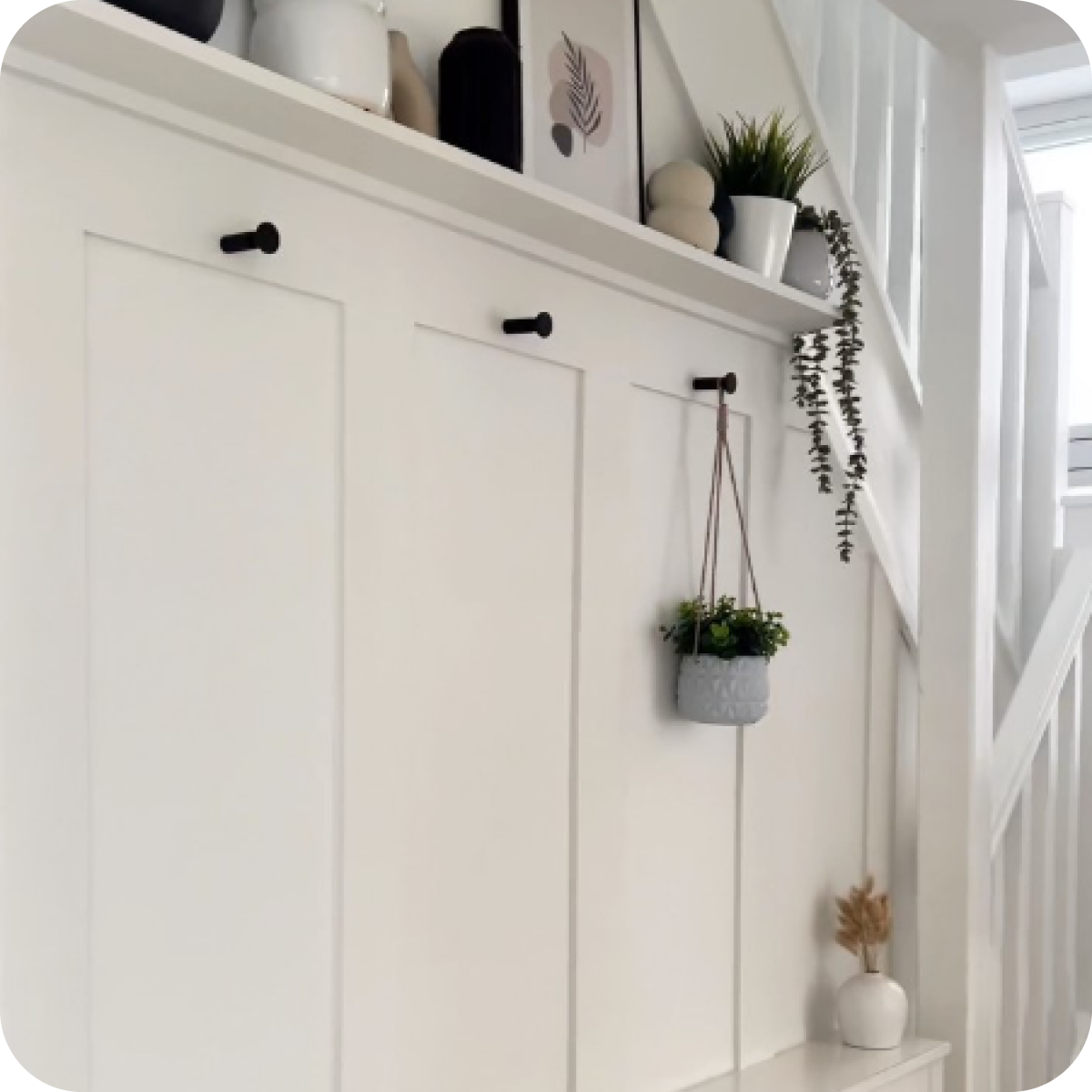 Plank Hardware pullman circular wall hook black 43847225803031