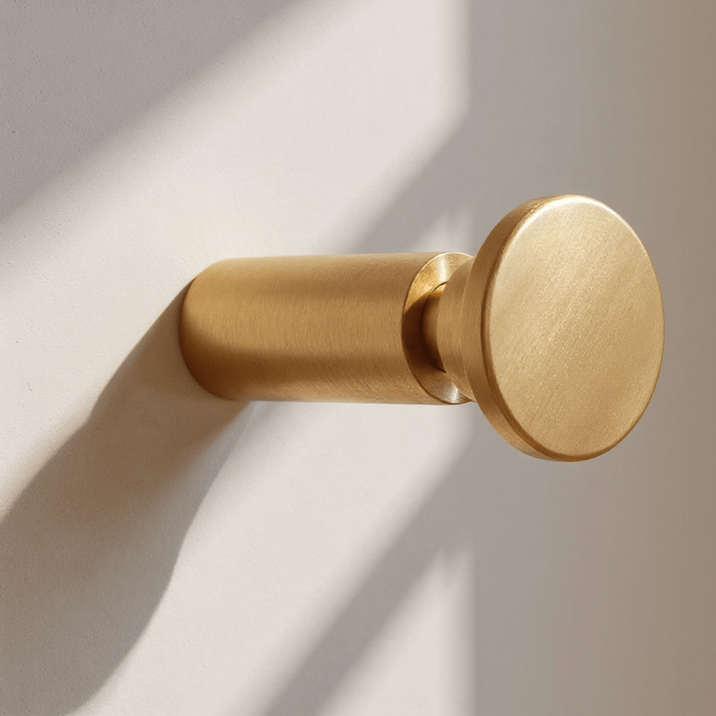 Plank Hardware PULLMAN Circular Wall Hook - Brass