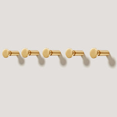Plank Hardware PULLMAN Circular Wall Hook - Brass