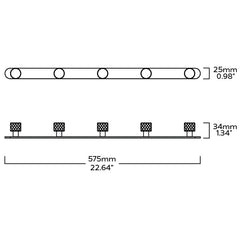 Plank Hardware revill hook backplate set brass 44291084058903