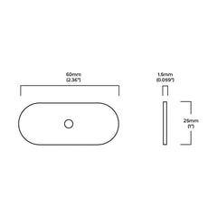 Plank Hardware REVILL Knurled Cabinet Knob - Brass