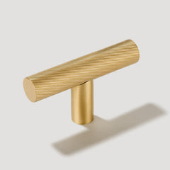 Plank Hardware searle swirled single t pull brass 40203689263383