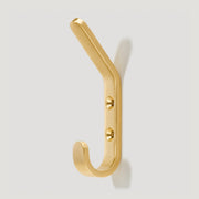 Plank Hardware Single Hook HOFFMAN 3.5" Hook - Brass