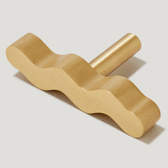 Plank Hardware squiggle single t pull brass 42671932408087