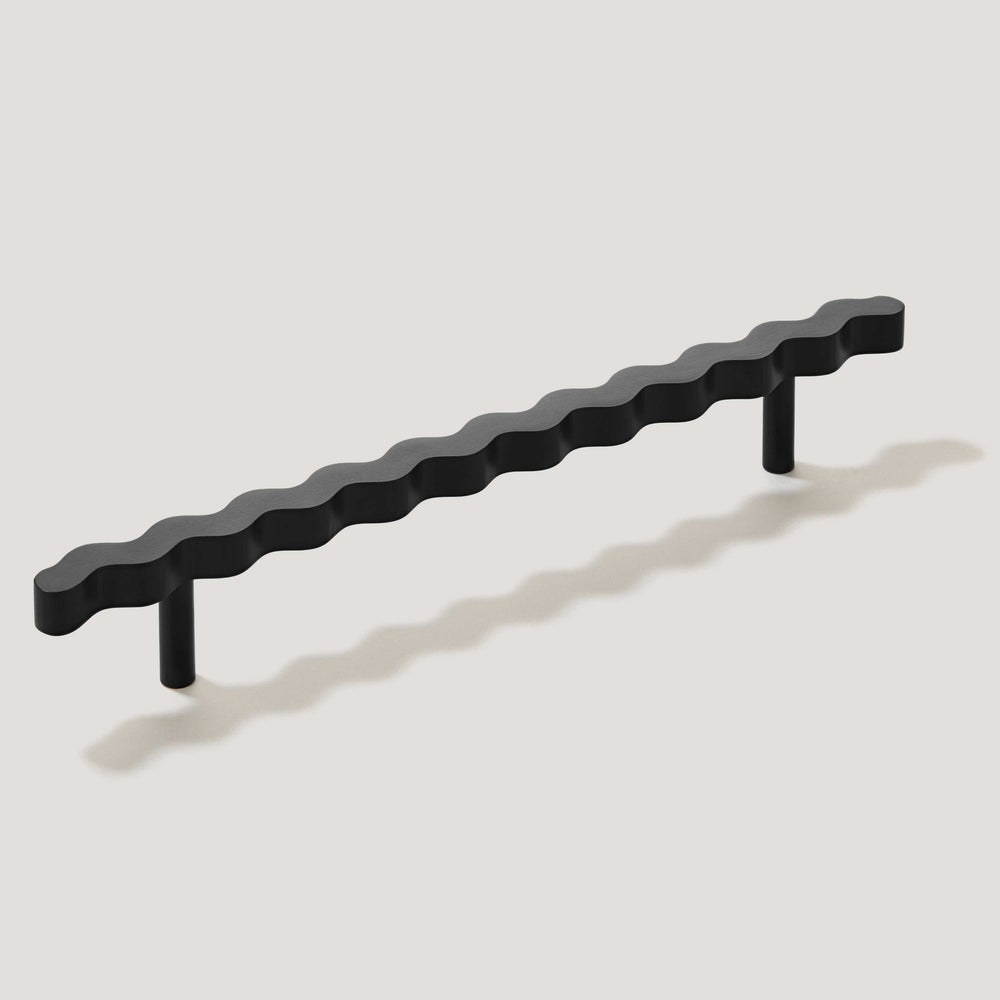 SQUIGGLE T Bar Pull - Black