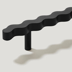 Plank Hardware squiggle t bar pull black 42671937519895