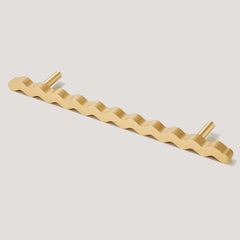 Plank Hardware squiggle t bar pull brass 42671936307479