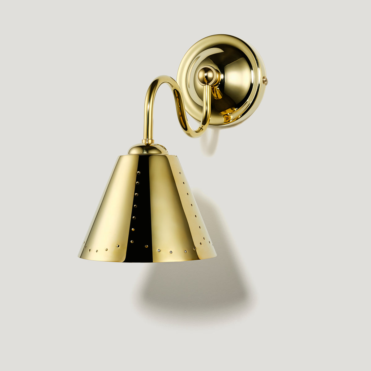 Plank Hardware STELLA Swivel Wall Light - Polished Brass