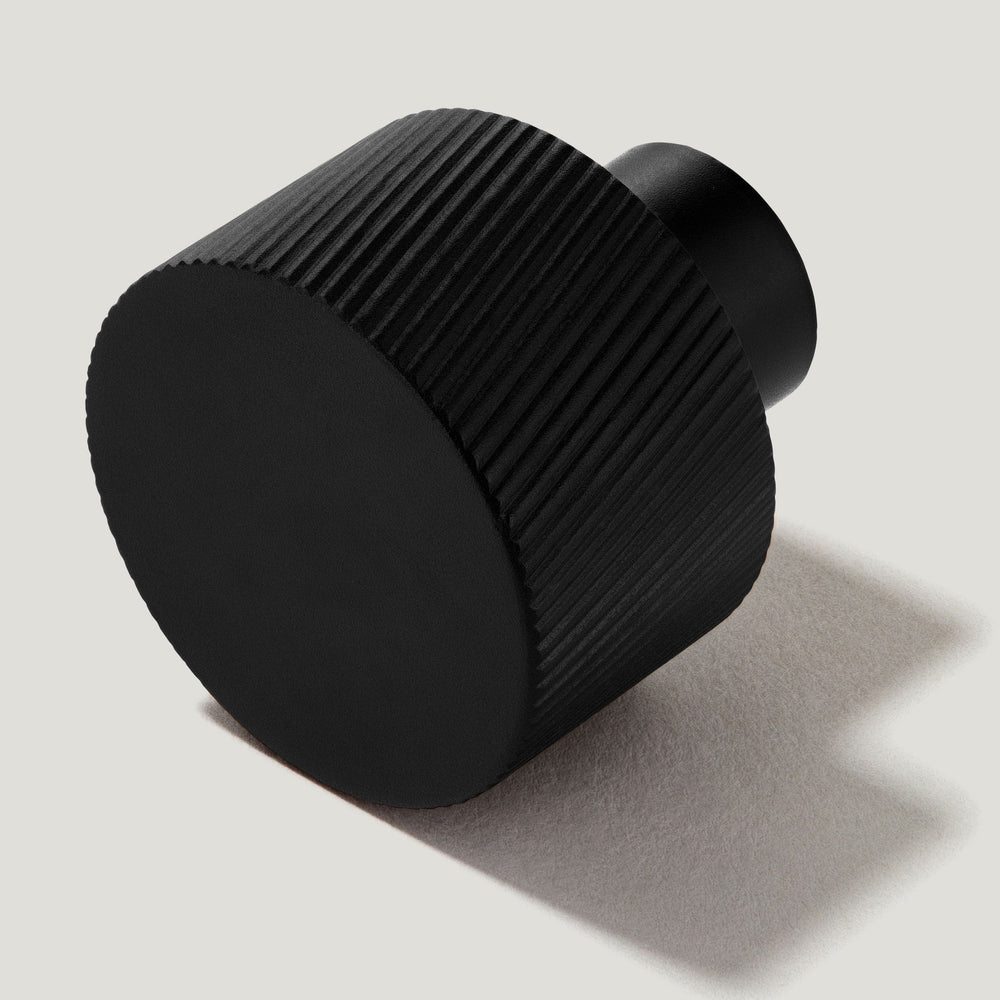 SWIFT Swirled Cabinet Knob - Black