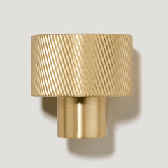 Plank Hardware swift swirled cabinet knob brass 40203693523223