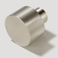 Plank Hardware swift swirled cabinet knob stainless steel 40203693195543