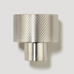 Plank Hardware swift swirled cabinet knob stainless steel 40203693228311