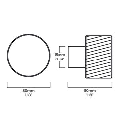 Plank Hardware swift swirled wall hook stainless steel 43060521304343