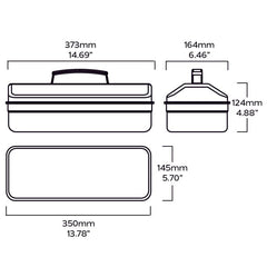 Plank Hardware toyo steel tool box ketchup red 42511053324567