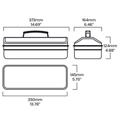 Plank Hardware toyo steel tool box khaki 41821936648471