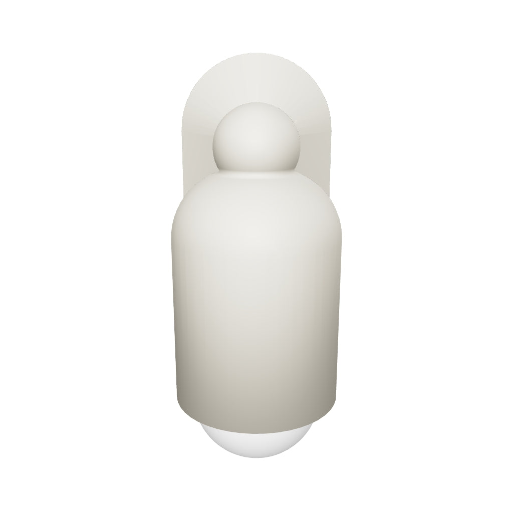 Plank Hardware JENSEN SINGLE Wall Spotlight   cream