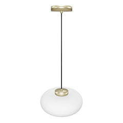 Plank Hardware MARIN Glass Pendant Light   Brass